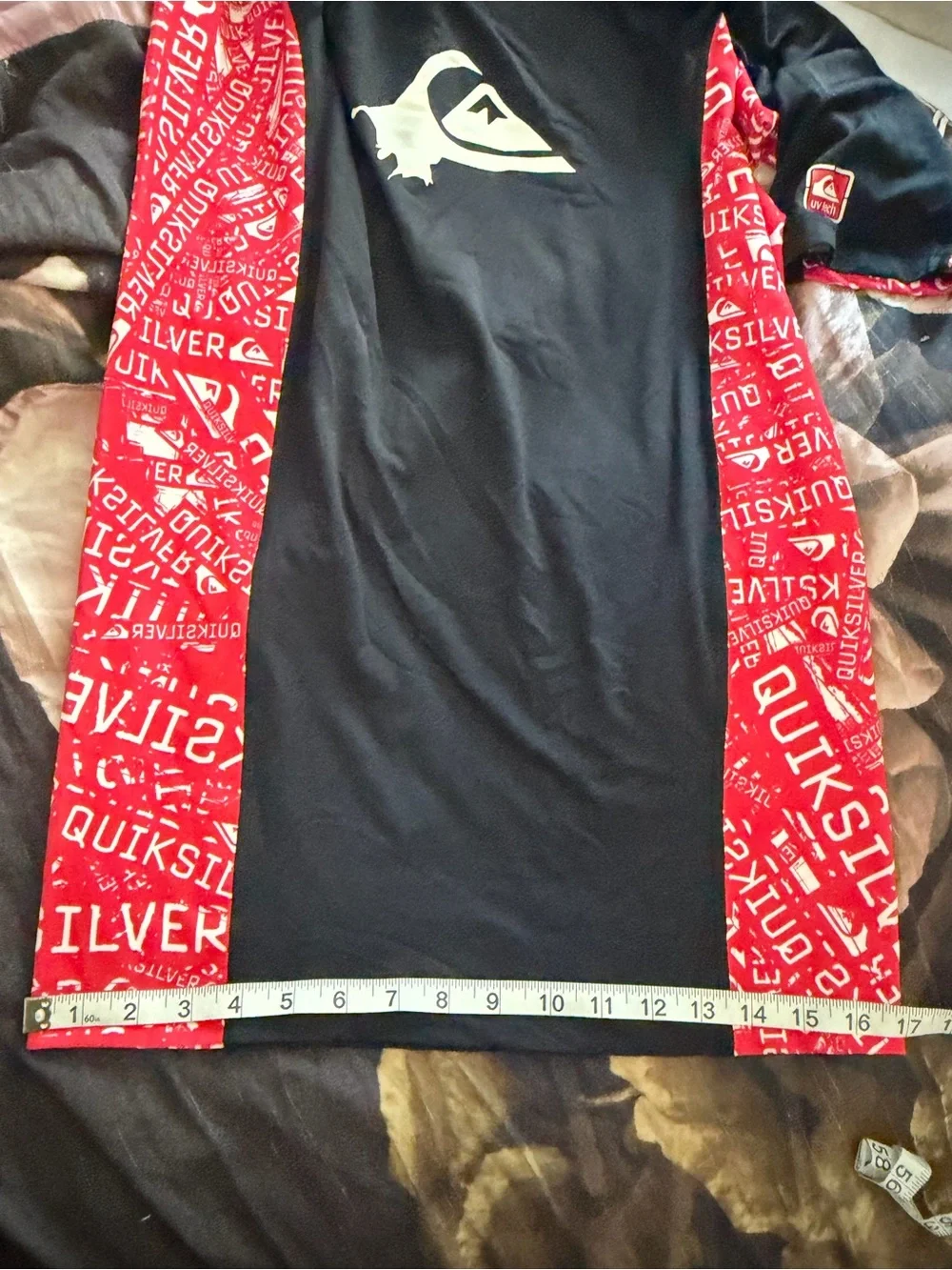 Quiksilver Men's Short Sleeve Rash Guard Swim Shirt XXL